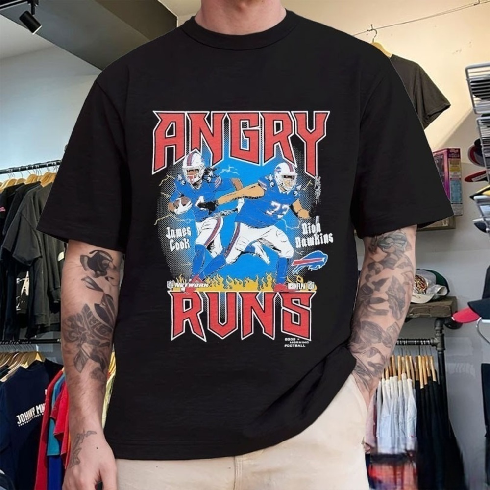 Angry Runs Buffalo Bills James Shirt